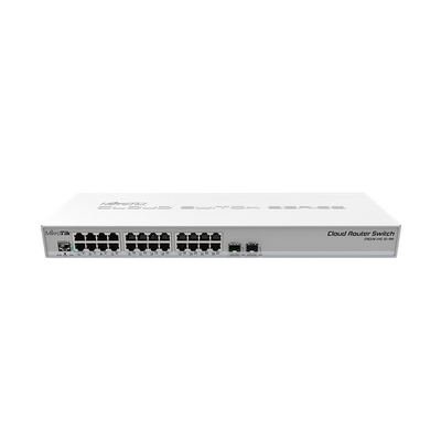 RouterOS / SwitchOS Datacom سوییچ 24 گیگابیتی پورت سوئیچ 2xSFP+ Cages