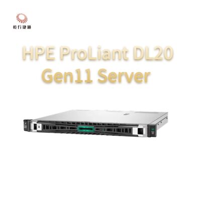سرور رک HPE ProLiant DL20 Gen11، سیستم ذخیره سازی فلش، فروش سرور Rackmount 1U