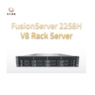 FusionServer 2258H V8 Rack Server سیستم ذخیره سازی فلش، سرور پردازنده XEON