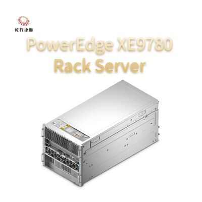 خادم رف PowerEdge XE9780 ساخته شده برای آموزش و استنتاج مدل هوش مصنوعی، سرورهای هوش مصنوعی با خنک‌کننده هوا، سرور ذخیره‌سازی سفارشی، سرور ۲ طرفه