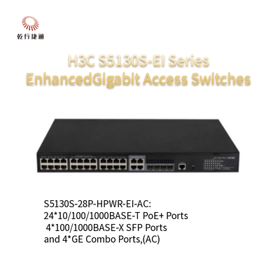 5130V2-28P-HPWR-LI H3C S5130V2-LI سوئیچ هوشمند گیگابیت اترنت سبز
