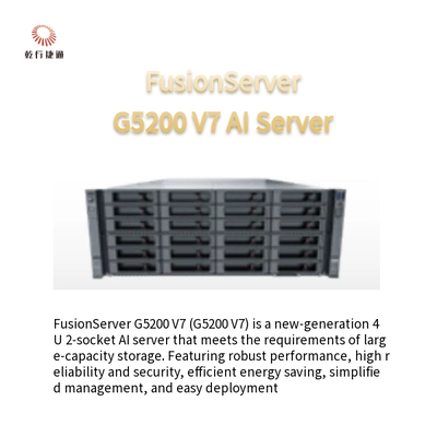 FusionServer G5200 V7 4U AI server1 یا 2 x 4th/5th Gen پردازنده های مقیاس پذیر Intel Xeon