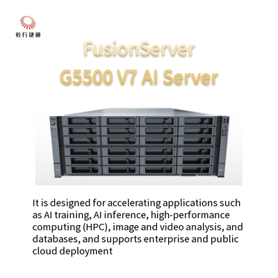 FusionServer G5500 V7 سرور هوش مصنوعی 4U 2 x 4th/5th Gen پردازنده های مقیاس پذیر Intel® Xeon®