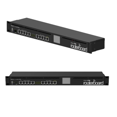 128 مگابایت RAM 1U Rackmount Datacom سوئیچ 5x گیگابیتی اترنت CPU 600MHz