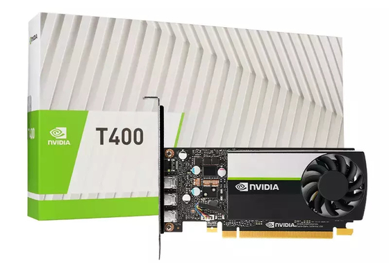 کارت گرافیک NVIDIA T400 4GB 2GB GDDR6 Geforce سه درگاه مینی نمایشگر