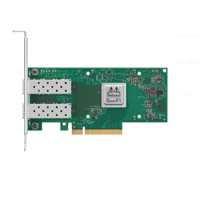 Mellanox MCX512A-ACUT ConnectX-5 کارت آداپتور اترنت 2x پورت 10/25 GbE SFP28 PCIe 3.0 X8
