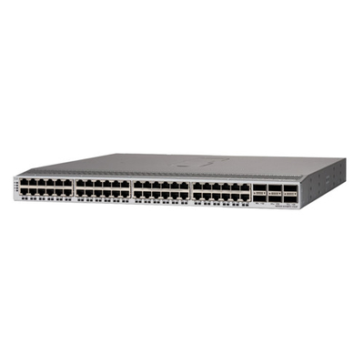 N9K-C93108TC-FX3P سوئیچ اصلی سیسکو 10 گیگابیت اترنت 1RU 2.16 Tbps 6x40/100G QSFP28 پورت