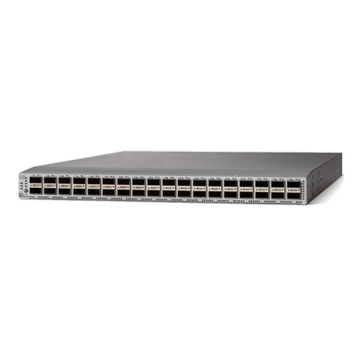 سوئیچ مرکز داده سیسکو N9K-C9336C-FX2 1RU 36p 40G/100G QSFP28 10 گیگابیت RJ-45 128GB