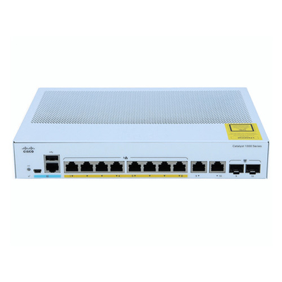 سوئیچ مدیریت شبکه سیسکو C1000-8P-E-2G-L 8-port gigabit 2x 1G SFP و RJ-45 combo uplinks POE 67W