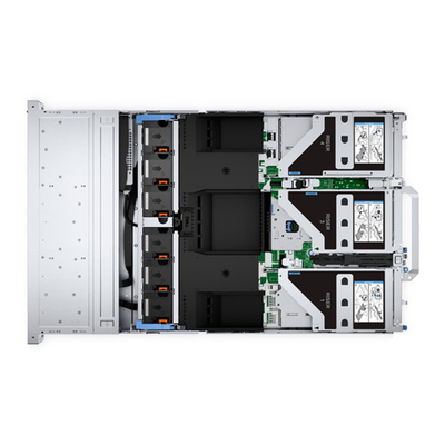 2U Dell PowerEdge R760 سرور نصب شده در قفسه ذخیره سازی میزبان مجازی سازی هوش مصنوعی GPU هوشمند DDR5