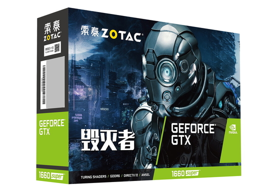 کارت گرافیکی جدید ZOTAC GTX1660S 1660 SUPER کارت های تصویری GeForce gtx1660S کارت گرافیکی 6G NVIDIA GTX 1660 SUPER