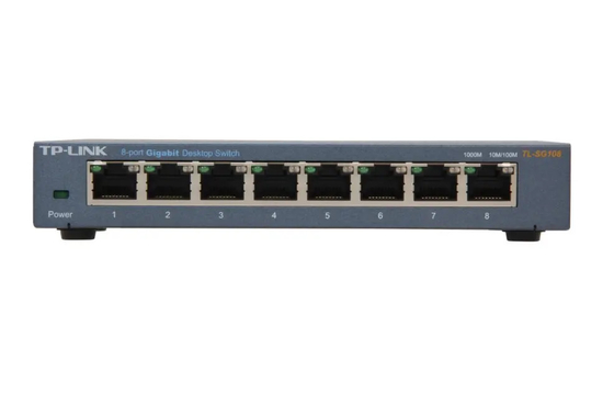 سوئیچ اصلی TL-SG108 8 پورت سوئیچ شبکه گیگابیت اترن