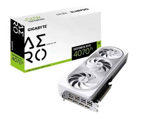 rand NVIDIA GeForce RTX 4070 TIAERO OC 12G GPU دسکتاپ پی سی آی اکسپرس رابط HD DP DisplayPort خروجی 8GB یادداشت ویدیویی