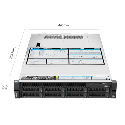 لنوو SR588 مجازی سازی پایگاه داده 2U Server Rack Host 3204/16G/2T/R530-8i