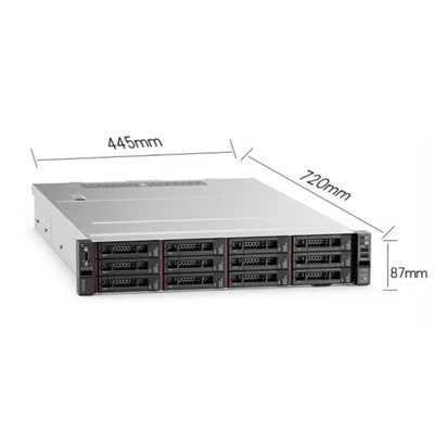 لنوو HR650X 2U سرور ریک طلایی 5218*2/128G/480G+4*1.2T/R730-8i