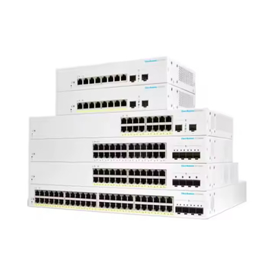 سری کسب و کار 350 سوئیچ مدیریت شده CBS350-8FP-E-2G-CN 10/100/1000 پورتهای PoE+ 60W بودجه برق 8 گیگابیت اترنات 2 SFP P