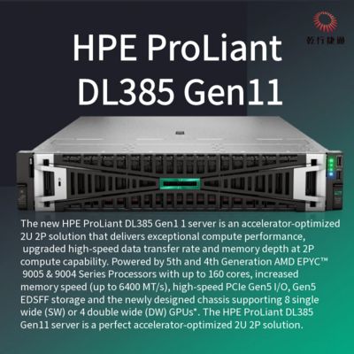 HPE ProLiant DL385 Gen11 سرور 1u سرور ذخیره سازی ارسال از چین