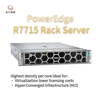 سرور ذخیره‌سازی رک Dell PowerEdge R7715، سرور ذخیره‌سازی سفارشی، سرور ۲ طرفه