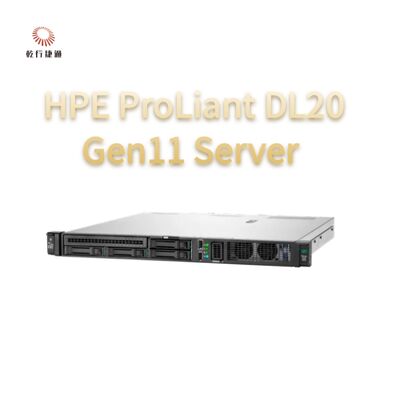 سرور رک HPE ProLiant DL20 Gen11، سیستم ذخیره سازی فلش، فروش سرور Rackmount 1U