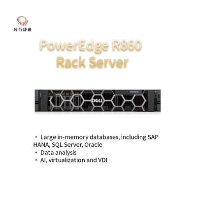 سرور رک PowerEdge R860 پردازنده Intel Xeon تامین کنندگان رک سرور 2u