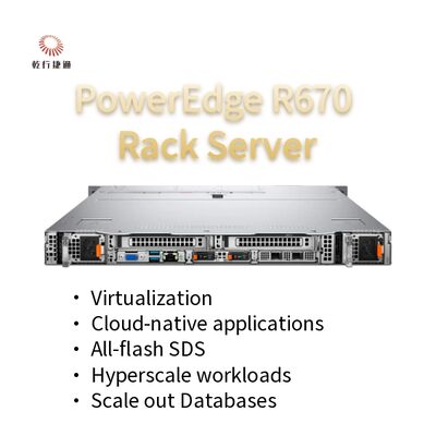  PowerEdge R670 1u Rack Server Factory Price Intel Xeon 6 processors