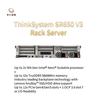 Lenovos ThinkSystem SR650 V3 2U Server | Supports Multiple Operating Systems 
