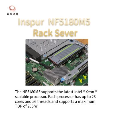 تراکم محاسباتی بدون درز سرور Inspur NF5180M5 A 1U Rack Storage