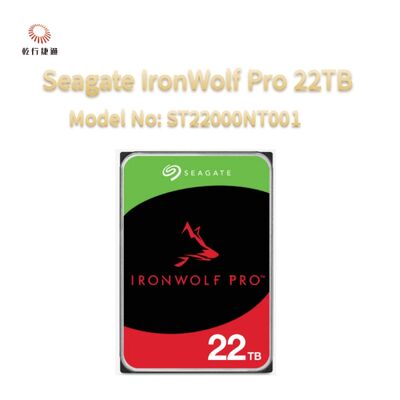 Seagate IronWolf Pro 22TB شماره مدل: ST22000NT001