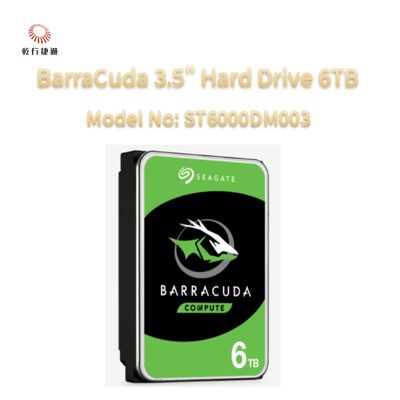 هارد دیسک 3.5 اینچی سیگیت باراکودا 6 ترابایت مدل: ST6000DM003