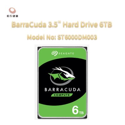 هارد دیسک 3.5 اینچی سیگیت باراکودا 6 ترابایت مدل: ST6000DM003