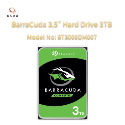 Seagate BarraCuda 3.5 " هارد دیسک 3TB شماره مدل: ST3000DM007