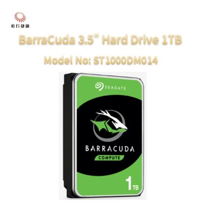 Seagate BarraCuda 3.5 " هارد دیسک 1TB شماره مدل: ST1000DM014