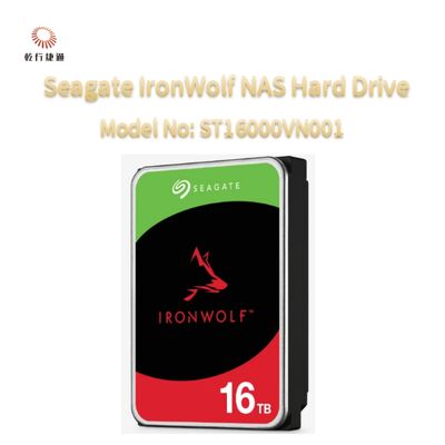 هارد دیسک ذخیره‌سازی متصل به شبکه (NAS) سیگیت آیرون‌ولف مدل: ST16000VN001