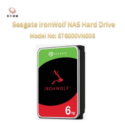 هارد دیسک ذخیره‌سازی متصل به شبکه (NAS) سیگیت آیرون‌ولف مدل: ST6000VN006