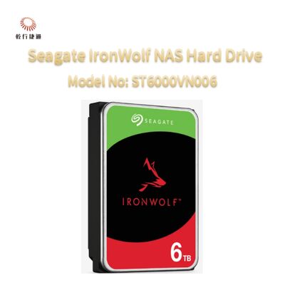 هارد دیسک ذخیره‌سازی متصل به شبکه (NAS) سیگیت آیرون‌ولف مدل: ST6000VN006
