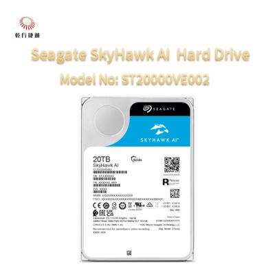 Seagate SkyHawk AI Video Hard Drive Model No: ST20000VE002