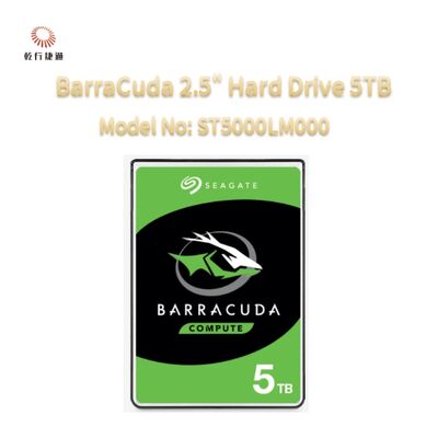 Seagate BarraCuda هارد دیسک 2.5" 5TB شماره مدل: ST5000LM000