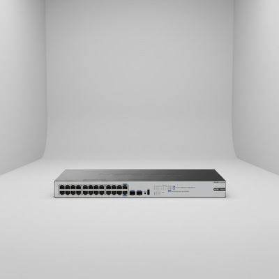 H3C Mini S1226FX 10G Uplink Switch سوئیچ سبز صرفه جویی در انرژی