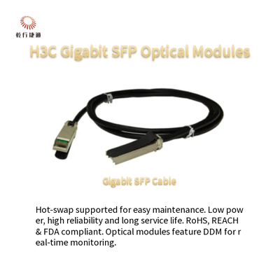 ماژول های نوری H3C Gigabit SFP مصرف کم انرژی و SFP-GE-LX-SM1310-S با قابلیت تعویض داغ