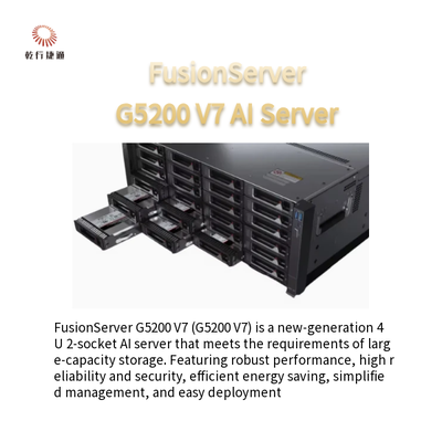 FusionServer G5200 V7 4U AI server1 یا 2 x 4th/5th Gen پردازنده های مقیاس پذیر Intel Xeon