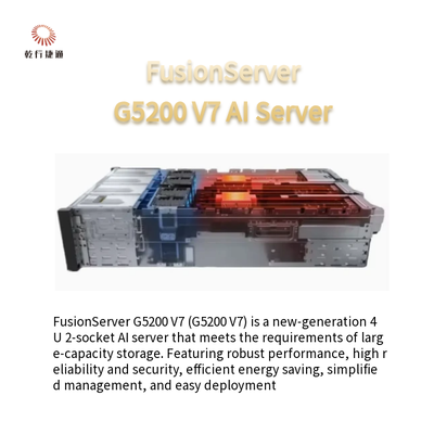 FusionServer G5200 V7 4U AI server1 یا 2 x 4th/5th Gen پردازنده های مقیاس پذیر Intel Xeon