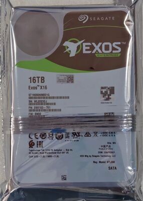 Seagate ST16000NM001G 16TB HDD SATA 3.5 اینچ Dimm Slots